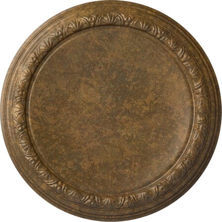 Carlsbad Ceiling Medallion (Fits Canopies up to 14 1/4"), 19 1/2"OD x 1 3/4"P, Rubbed Bronze